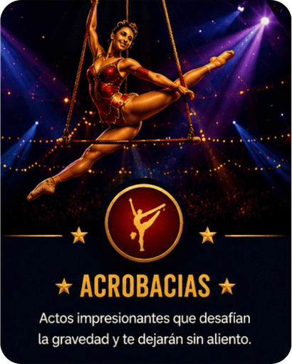 acrobacias circo hermanos garner